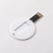 128GB UDP 신용 카드 USB는 2.0개의 작은 라운드 형상 CMYK 인쇄 로고를 붙입니다
