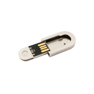 작은 8GB 금속 USB 드라이브와 FCC 불만