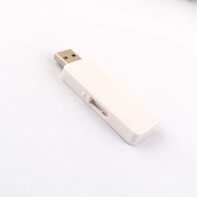 재활용된 흑/백 플라스틱 usb 메모리 사용자 지정 메모리 크기 1G-1TB 운영 온도 0.C-60.C