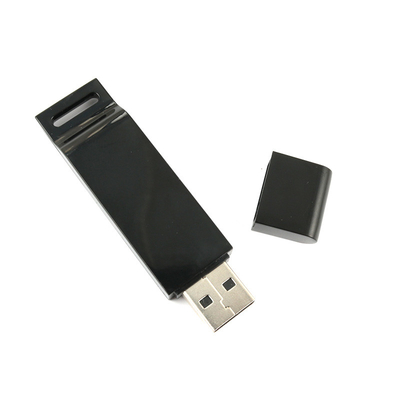 재활용 된 검은 USB 스틱 메모리 32G-1TB 고무 오일 페니쉬와 맞춤형 몸체