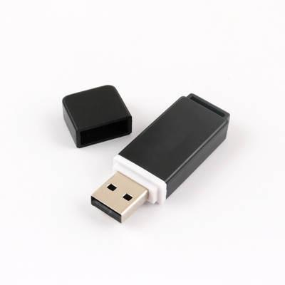 선물 및 소매용으로 사용자 정의 할 수있는 흑백 고무 기름 USB 스틱