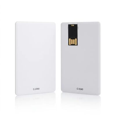 양면 풀 컬러 미술품 인쇄 신용 카드 USB 플래시 드라이브 컬러 프린트 및 UV 프린트 로고 옵션 적합