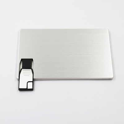 맞춘 인쇄 로고 신용 카드 규모 USB 스틱 2.0 128GB 256GB 방수