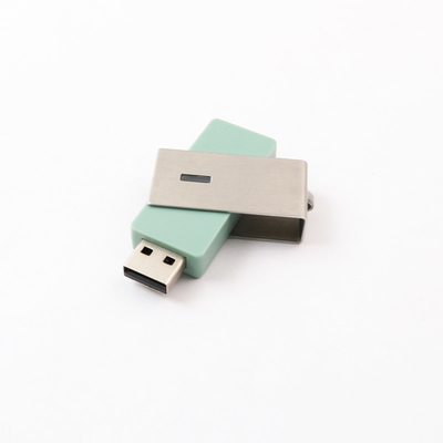 금속 플라스틱 트위스트 USB는 64GB 128GB 360 급 USB 2.0 메모리 스틱을 운전합니다