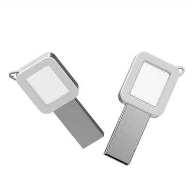 로고 금속 결정 USB 스틱 2.0 가득 찬 LED 라이트 시니용 공을 새기기