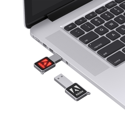 금속/플래스틱 몸체와 함께 고속 USB 플래시 드라이브 LED 빛 일 때 빛