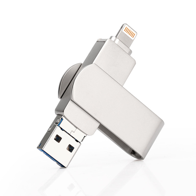 3인1형 C 안드로이드 Otg USB 플래시 드라이브 미국 인증 128GB