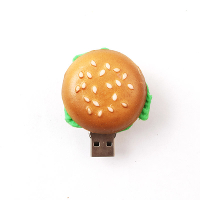 KFC 맥도날드 햄버거 모양의 인공 식품 기업 선물용 사용자 지정 USB 플래시 드라이브