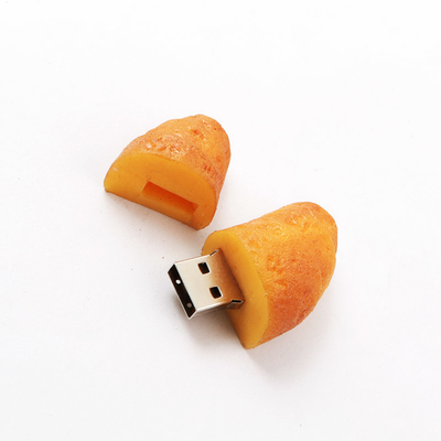 USB 3.0 인터페이스를 가진 개인화된 빵 모양 USB 플래시 드라이브
