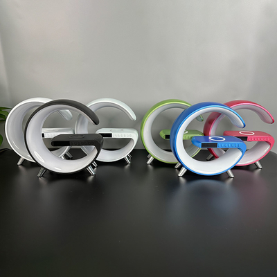LED / 스피커 / 시계와 함께 고성능 5in1 QI 무선 충전기