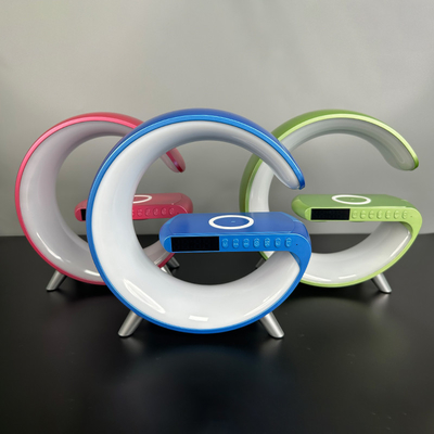 LED / 스피커 / 시계와 함께 고성능 5in1 QI 무선 충전기