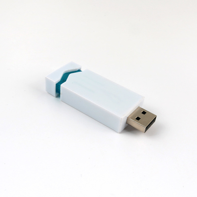 친환경 재활용 USB 스틱 용량 메모리 저장 고무 기름 코팅