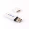 환경 친화적 검은색/백색 플라스틱 USB 스틱 전체 메모리 등급 고품질 고속 데이터 전송
