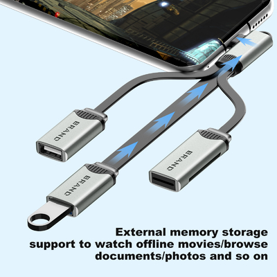 USB 허브 케이블 읽기 및 복사 또한 USB 어댑터 빠른 전송 데이터