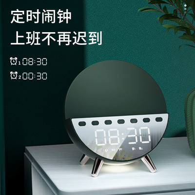 시계 무선 충전기 휴대 전화 홀더 빠른 충전기 15W 빛