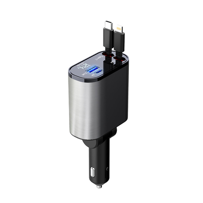 컴팩트 139*65*34.5mm 자동차 충전기 2 USB 부품 출력 5V/2.4A
