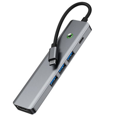 다기능 데이터 스테이션 USB C 허브 스마트 어댑터 5Gbps 전송 속도