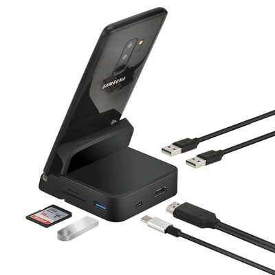 5Gbps 데이터 전송 타입 C USB 허브 어댑터 멀티 포트 허브 노트북 폰 홀더