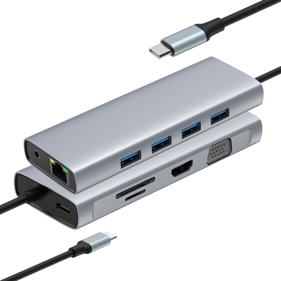 빠른 알루미늄 멀티 포트 HDMI 허브 및 USB