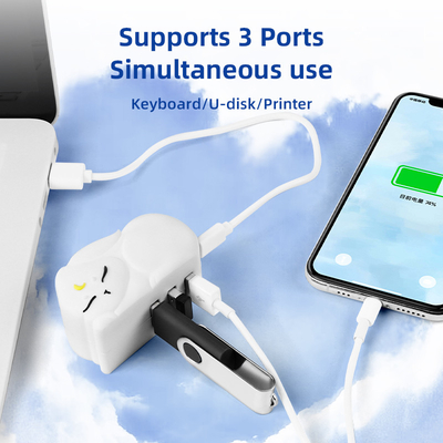 USB PVC 빠른 읽기 허브 Tf 카드 읽기 허브 빠른 데이터 전송 및 메모리 카드 리더