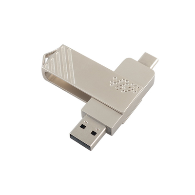 금속 타입 C 트위스트 모양 고속 USB 플래시 드라이브 3.0 및 USB 2.0 및 타입 C