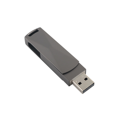 총 블랙 메탈 타입 C USB 플래시 드라이브 빠른 속도 3.0 및 3.0 트위스트 모양