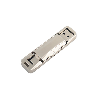 USB 3.0 및 타입 C 플래시 드라이브와 금속 등급 플래시 및 사용자 정의 로고