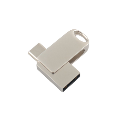 빠른 데이터 전송 및 전체 메모리와 함께 윈도우 호환 금속 USB 타입 C 플래시 드라이브