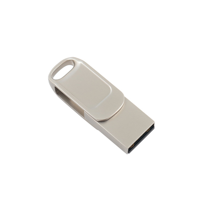 좋은 레이저 로고 실버 메탈 바디 타입 C USB 플래시 드라이브 USB 3.0 3.1 3.2 지원
