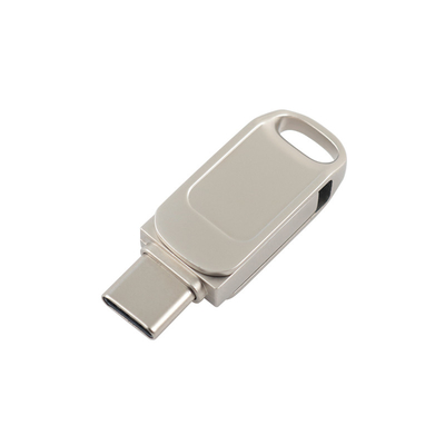 좋은 레이저 로고 실버 메탈 바디 타입 C USB 플래시 드라이브 USB 3.0 3.1 3.2 지원