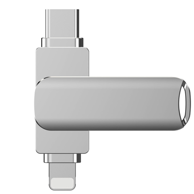비밀번호 보호 및 내구성 있는 금속 케이스와 함께 2 in 1 USB 플래시 드라이브