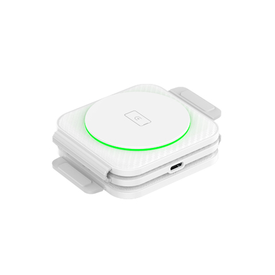 폴더블 3인1 자기 무선 충전 ABS 플라스틱 아이폰 iWatch 및 더 많은