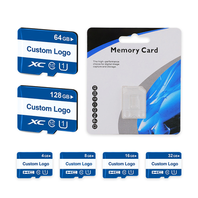 512GB 용량 미니 SD 4-128GB 마이크로 플래시 카드 레이저 커스터마이징 물 및 온도 증명