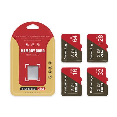 보호용 케이스 OEM 블러스터 패키징으로 사용자 정의 가능한 SanDisk 128GB 3.0 메모리 카드