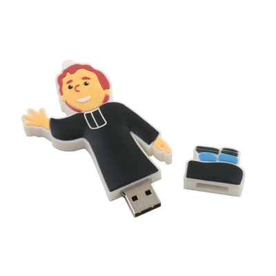 둥근 맞춤형 개인용 USB 스틱 10 년 데이터 보존 데이터 보안 솔루션으로 대량