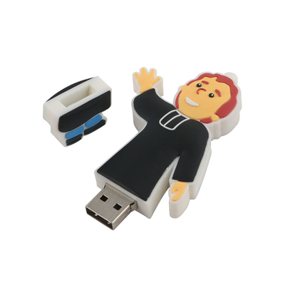 둥근 맞춤형 개인용 USB 스틱 10 년 데이터 보존 데이터 보안 솔루션으로 대량