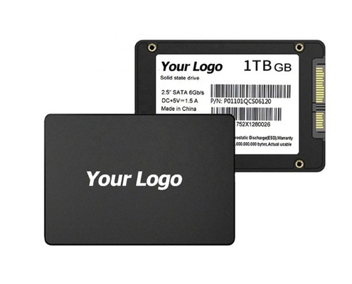 높은 용량 2.5 인치 SATA SSD 128GB 10-2000Hz 진동 저항 및 전력 소비