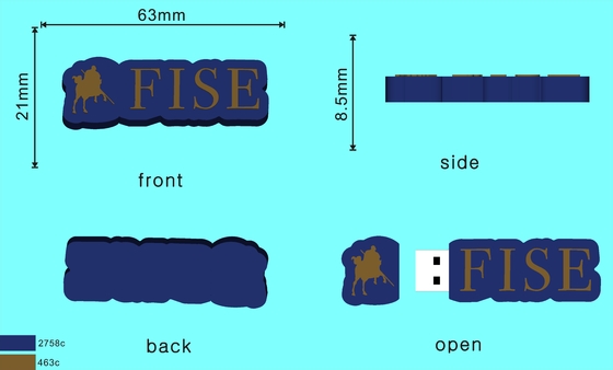 커스터마이즈 된 모양 USB 플래시 메모리 PVC 또는 실리콘 생산 오픈 곰팡이로 쉽게