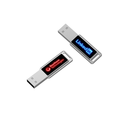 고속 플래시 드라이브 LED 빛 빛나는 크리스탈 USB 스틱