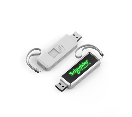반짝이는 색의 LED 라이트 usb