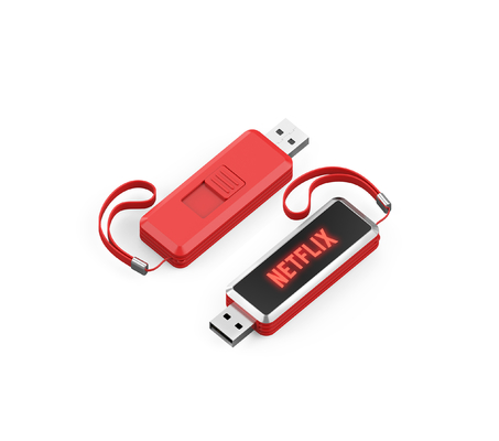 반짝이는 색의 LED 라이트 usb