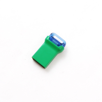 녹색 미니 USB 3.0 금속 USB 플래시 드라이브 직사각형, A급 플래시 칩 포함