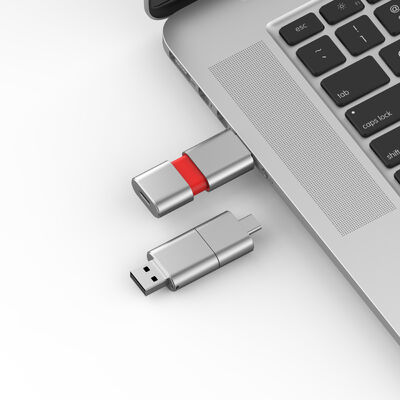 USB 3.0 및 USB 2.0 플래시 드라이브 슬라이드 모양이 CE,FCC,ROHS와 일치하는 고속 C 타입