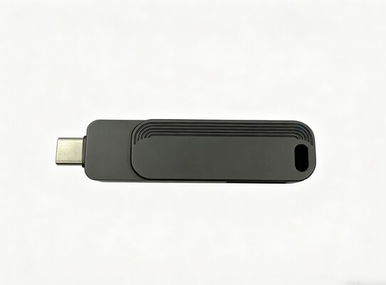 총 검정색 USB 3.0 + 유형 C 1005 통과 H2 테스트 유형 C USB 플래시 드라이브 빠른 일치 미국 및 EU 표준