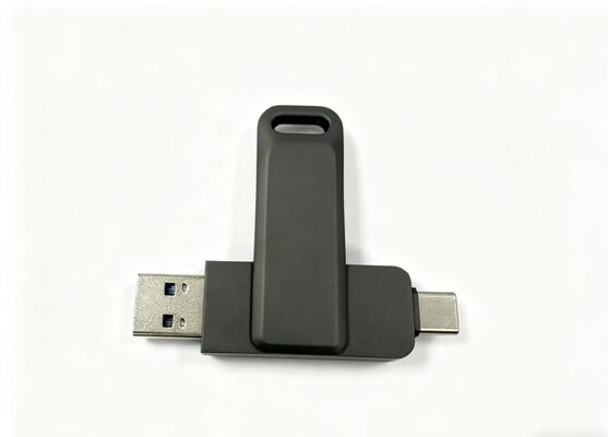 유형 C를 가진 매트 USB 3.0를 가진 총 검정 체색은 전화를 위해 일치할 수 있습니다