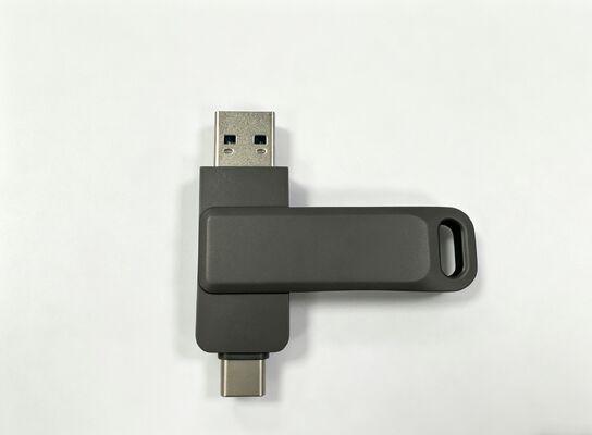 유형 C를 가진 매트 USB 3.0를 가진 총 검정 체색은 전화를 위해 일치할 수 있습니다