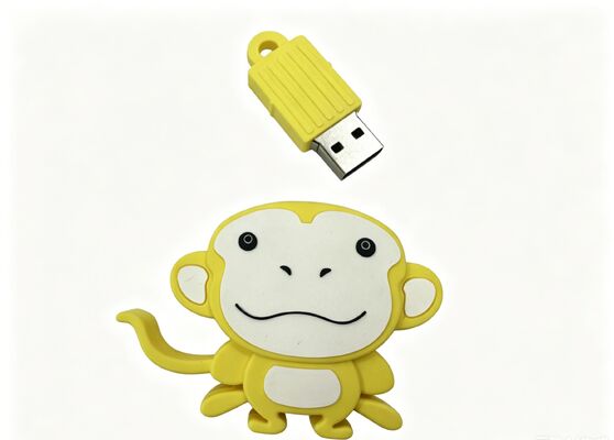 사용자 정의 원숭이 모양 PVC 곰팡이 개인화된 USB 플래시 드라이브 마케팅 및 안전한 데이터 접근을 위한 데이터 암호화 옵션