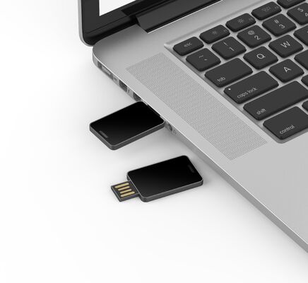 금속 LED 라이트 USB 플래시 드라이브 내구성 금속 껍질 암호화 없이 다양한 운영 체제 및 장치와 호환