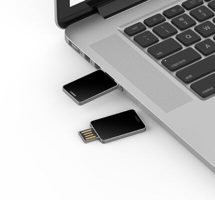 금속 LED 라이트 USB 플래시 드라이브 내구성 금속 껍질 암호화 없이 다양한 운영 체제 및 장치와 호환