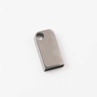 구멍이 있는 미니 USB 플래시 드라이브는 열쇠 고리를 넣을 수 있습니다. 금속 USB 플래시 드라이브는 레이저 로고를 사용자 정의할 수 있습니다.